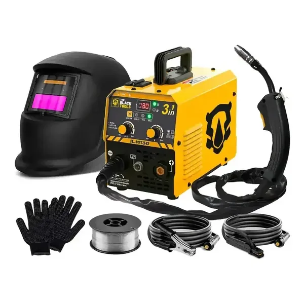 Máquina de Solda Inversora MIG Sem Gás 130A 3 em 1